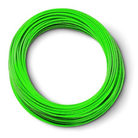 CAMOZZI Nylon 11 Tubing #Green, , 1/4" OD X .106 Id, 100' Roll 1411 04-GR